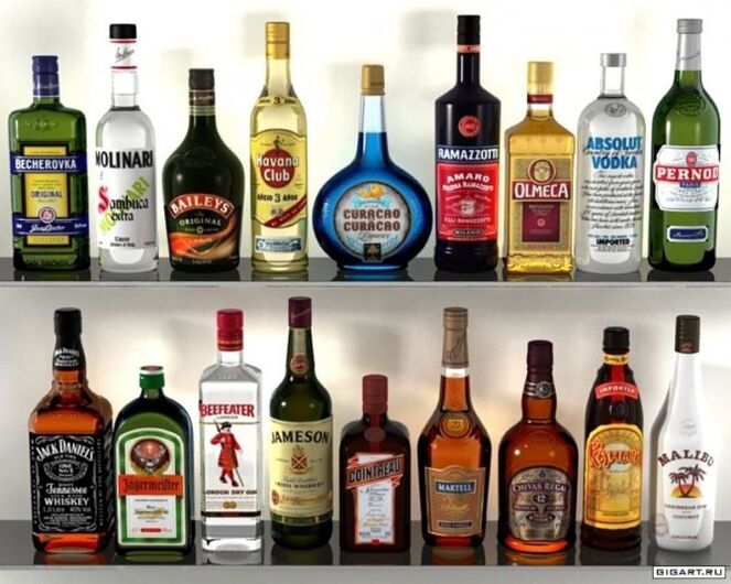 The most harmless alcoholic beverages