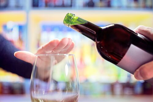 Refusal of alcohol
